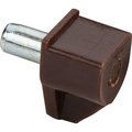 Hardware Resources Brown Plastic Shelf Support with 5 mm Steel Pin - bag of 100 1438BRN-K